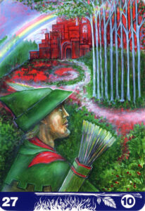 ワンドの１０（Ten of Wands）